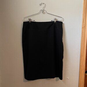 Rafaella Women's Lined Black Pencil Skirt, Size 12